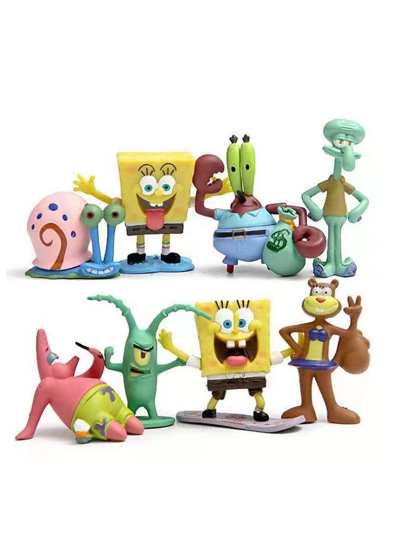 8-Piece Waterproof Spongebob Squarepants Play Kit For Kids, Multicolour - Image 1