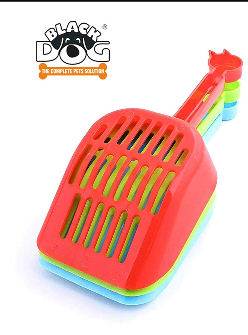 Black Dog Cat Litter Scoop (Colour May Vary), Medium (Cats 016 Toys Rope) - Image 2