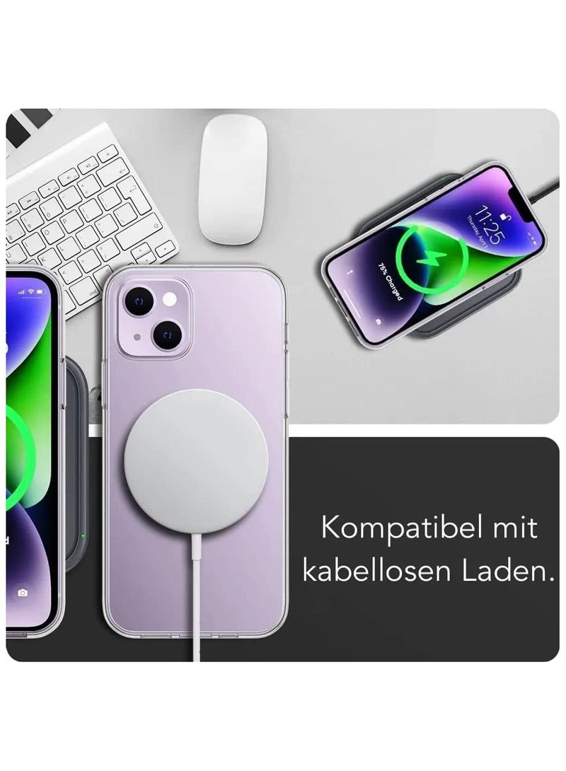 Crystal Clear Case for iPhone 15 Plus Silicone TPU Material Ultra Thin Transparent (iPhone 15 Plus) - Image 3