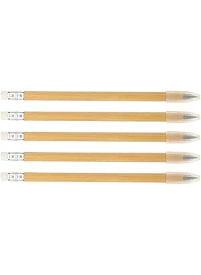 Reusable Inkless Wood Pencils Everlasting Sketch Drawing Set Of 5 With Shaft For School Office Art - Image 1