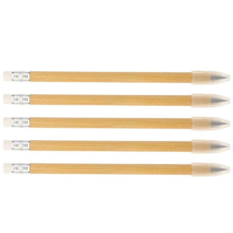 Reusable Inkless Wood Pencils Everlasting Sketch Drawing Set Of 5 With Shaft For School Office Art - Image 2