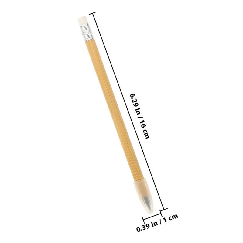Reusable Inkless Wood Pencils Everlasting Sketch Drawing Set Of 5 With Shaft For School Office Art - Image 3