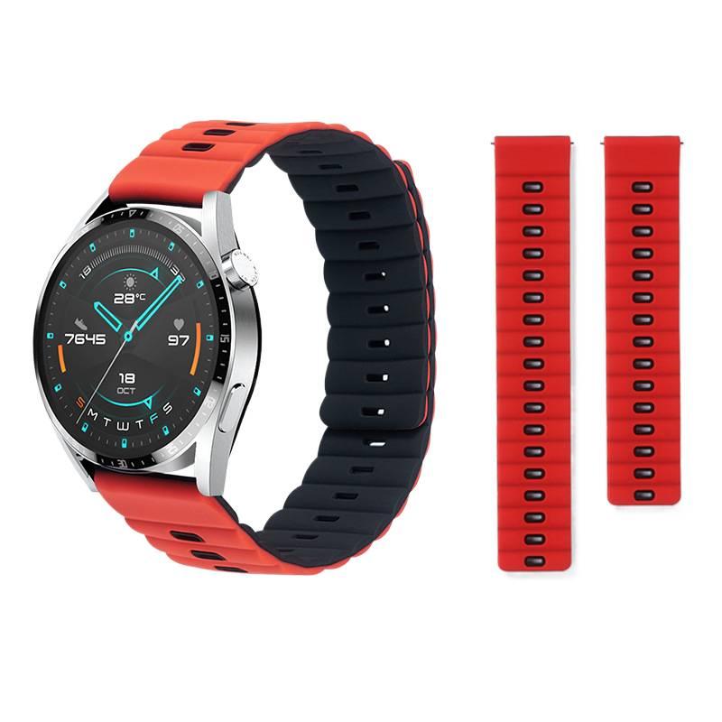 Silicone Portable Smartwatch Band in Blue for daily smartwatch wear and replacement strap Everyday Use Home Use Travel Use Outdoor Use Use - Image 3