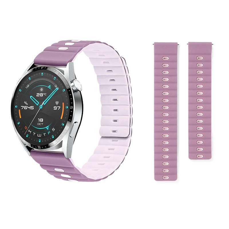 Silicone Portable Smartwatch Band in Blue for daily smartwatch wear and replacement strap Everyday Use Home Use Travel Use Outdoor Use Use - Image 5