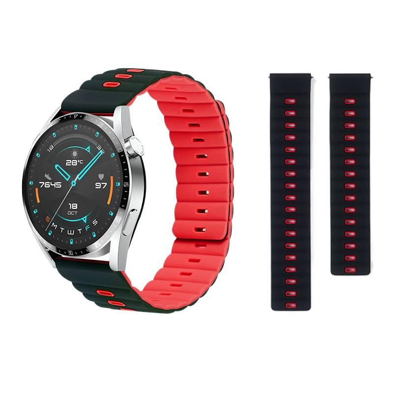 Silicone Portable Smartwatch Band in Blue for daily smartwatch wear and replacement strap Everyday Use Home Use Travel Use Outdoor Use Use - Image 4