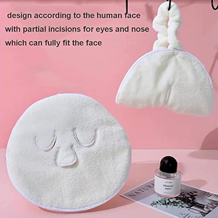Angzhili 2 Pcs Hot Compress Face Towel Masks, Reusable Facial Steamer Towel for Hot Cold Skin care,Moisturizing Face Steamer, Beauty Facial Towel for Home and Beauty Salon - Image 4