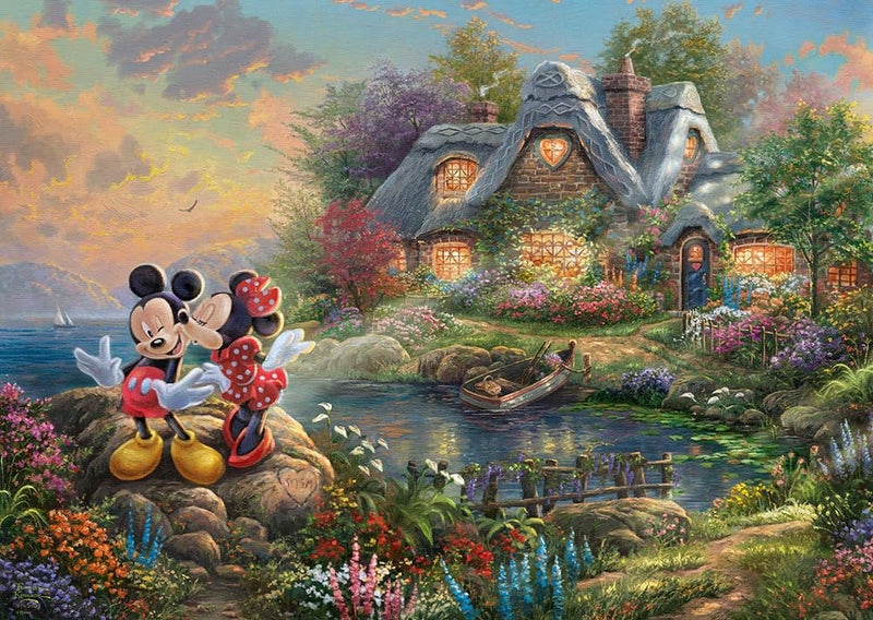 Schmidt 59639 Thomas Kinkade Disney Mickey Mouse Jigsaw Puzzle 1000 Pieces - Image 2