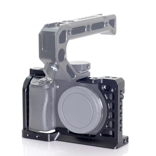 Digitek Cam Cage for Sony A6300/6400/6500 Camera Aluminum Form-Fitted Cage with HDMI Cable Clamp & Quick Tripod Mounting - Image 5