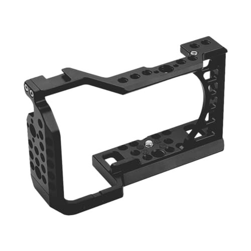 Digitek Cam Cage for Sony A6300/6400/6500 Camera Aluminum Form-Fitted Cage with HDMI Cable Clamp & Quick Tripod Mounting - Image 1