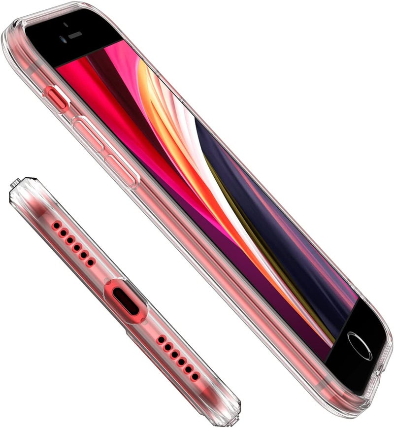 Nishtech غطاء خلفي شفاف ناعم رفيع مضاد للغبار مع حماية الكاميرا لجهاز iPhone 7 / iPhone 8 / iPhone SE 2020 - Image 5