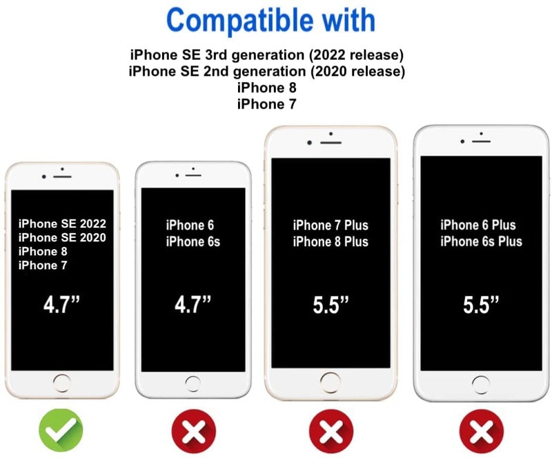 Nishtech غطاء خلفي شفاف ناعم رفيع مضاد للغبار مع حماية الكاميرا لجهاز iPhone 7 / iPhone 8 / iPhone SE 2020 - Image 2
