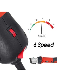 GearZone GearZone Horse Clipper Electric Animal Grooming Kit for Horse Equine Goat Pony Cattle,1000W  6 Speeds Professional Horse Shears, with Accessories and Tool Box  - Image 4