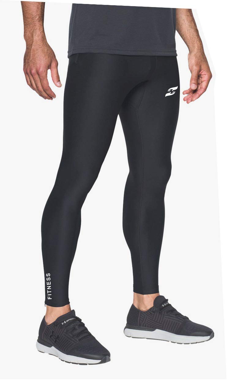 Just Care Unisex Athletic Fit Leggings (2_Black_Medium) | Rise Style: High Rise - Image 2
