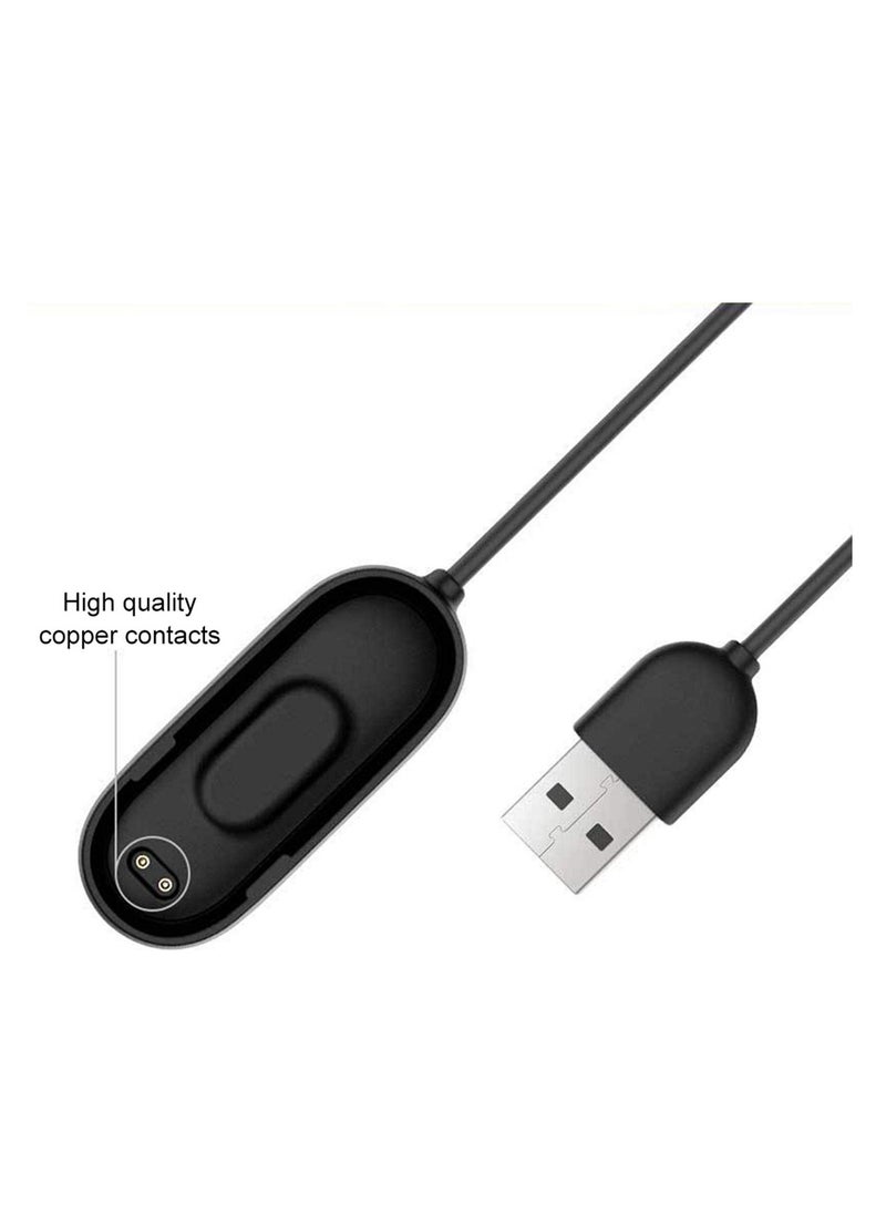 SYOSI USB Charging Cable, 20 CM USB Charger Line for Mi Band 4 Replacement Cord Charger Adapter Compatible for Xiaomi Mi Band 4 Smart Band Wristband Bracelet USB Docking Station Smartwatch Accessory  - Image 2