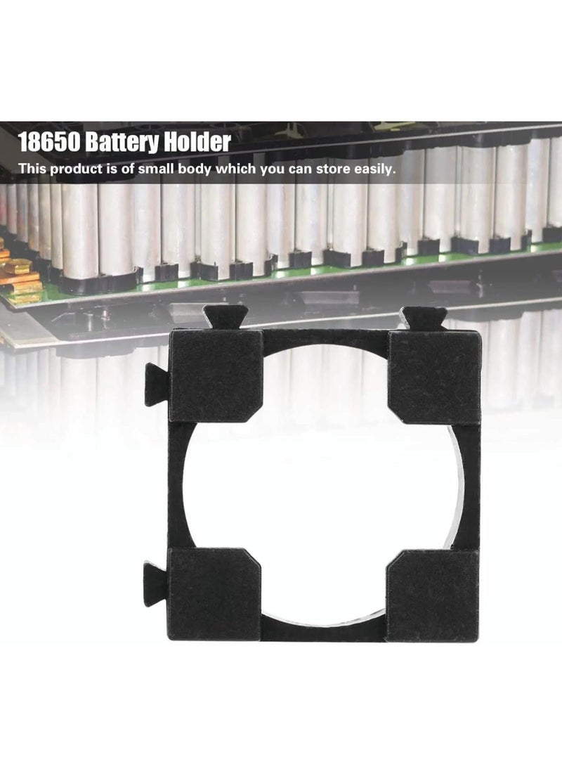 100Pcs Battery Holders,18650 Li-ion Battery Holder Stand Cylindrical Battery Pack Bracket - Image 4