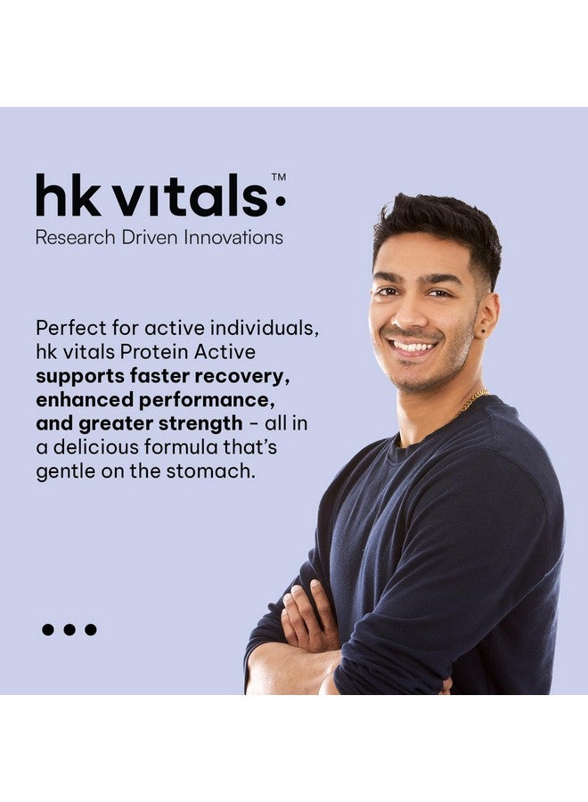 HealthKart hk vitals Protein Active (Chocolate, 400g / 0.88lbs) | All in One Triple Strength Protein | For Immunity and Stress-Relief - Image 3