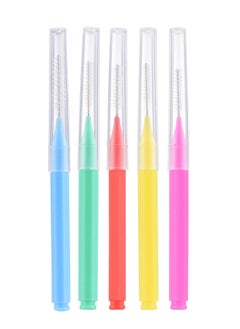 KADRAMA 100 Pieces Interdental Brushes, Dental Floss Toothpick, Orthodontic Braces Brush Tooth Cleaning Tool Oral Care(9-12mm)  - Image 5