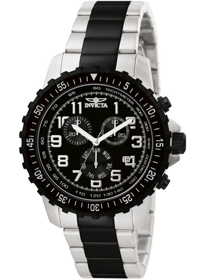 Invicta Specialty Men Quartz Wrist Watches, Analog Display And Stainless Steel Strap, Black - 1326 - Image 1