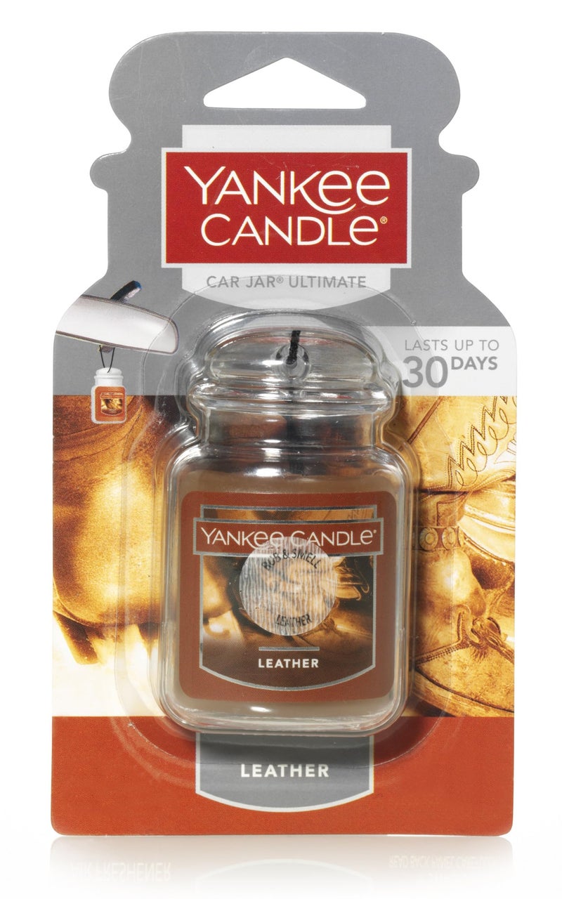 Yankee Candle Car Jar Ultimate, Leather, 0.96 OZ - Image 2