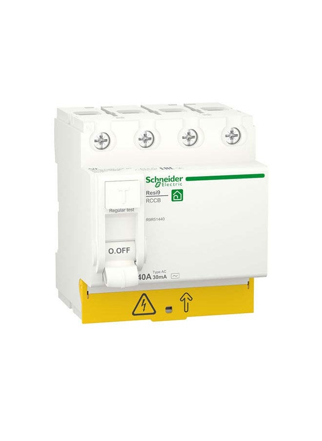 Schneider Electric - Schneider Electric Resi9 Residual Current Circuit Breaker 4P, 40A - Image 1