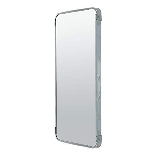 Retrac 600807 7 x 16-Inch Stainless Steel Pyramid-Back West Coast Mirror Head, Universal Driver or Passenger Side - Image 1