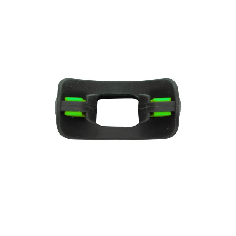 Scuba Choice Ultra Black Silicone Mouthpiece with Regulator Tie - Comfortable, Durable, Compatible - Fits Most Regulators & Snorkels for Diving and Snorkeling (Green) - Image 3