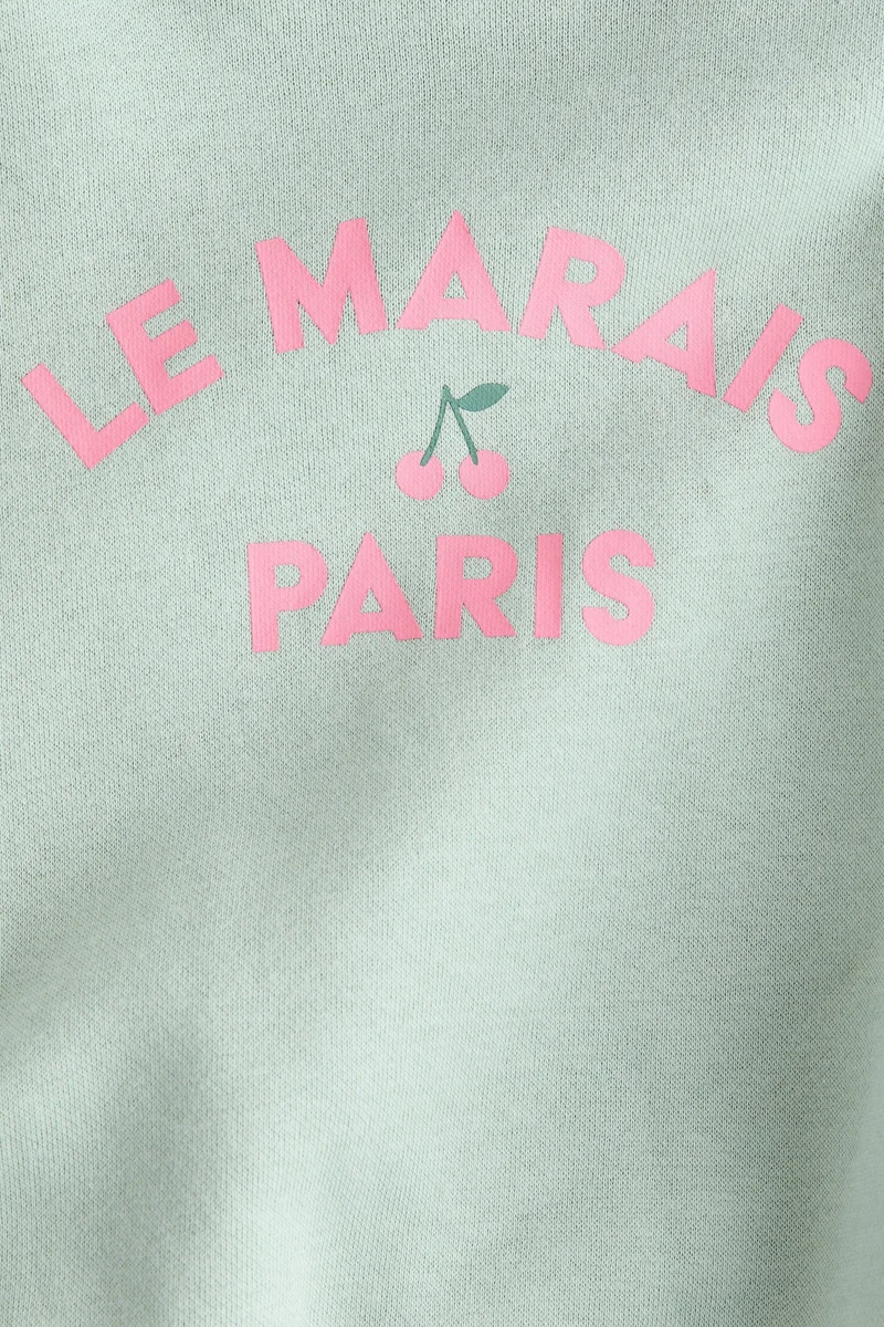 اتش اند ام سويت شيرت بطبعة مميزة