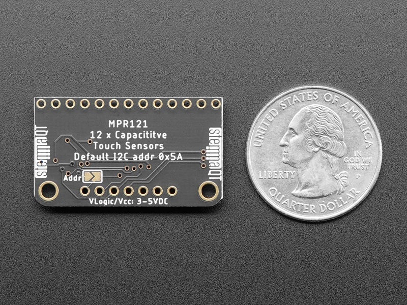 Adafruit 12-Key Capacitive Touch Sensor Breakout - MPR121 [ADA1982] - Image 3