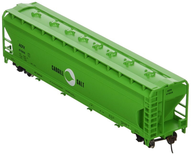 Bachmann Trains - 56' ACF Center Flow Hopper - Cargill Salt - HO Scale - Image 4