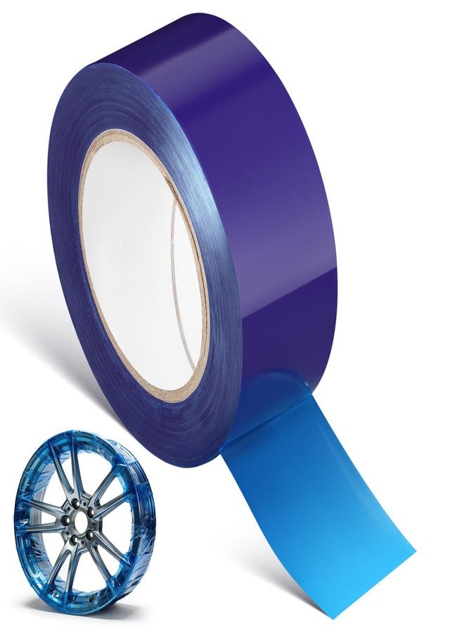 OUNONA PE Wheel Rim Protection Tape for Car Tires Durable High Adhesion Rim Scratch Guard Film Easy Installation 748 Inch Length - Image 1