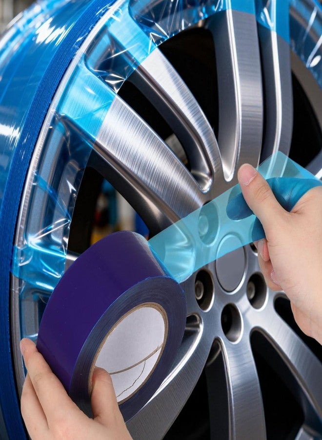 OUNONA PE Wheel Rim Protection Tape for Car Tires Durable High Adhesion Rim Scratch Guard Film Easy Installation 748 Inch Length - Image 5