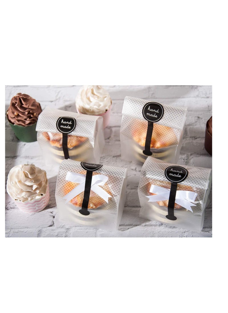 ماركة غير محددة Pastry Packaging, Bread Packaging Bags, Snack Cellophane Handmade Cookies, Biscuit Candies, Chocolate Bread, Cakes, Donut Cakes  - Image 4
