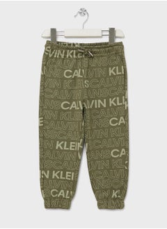 Calvin Klein Jeans Kids Logo Aop Relaxed Sweatpants  - Image 1
