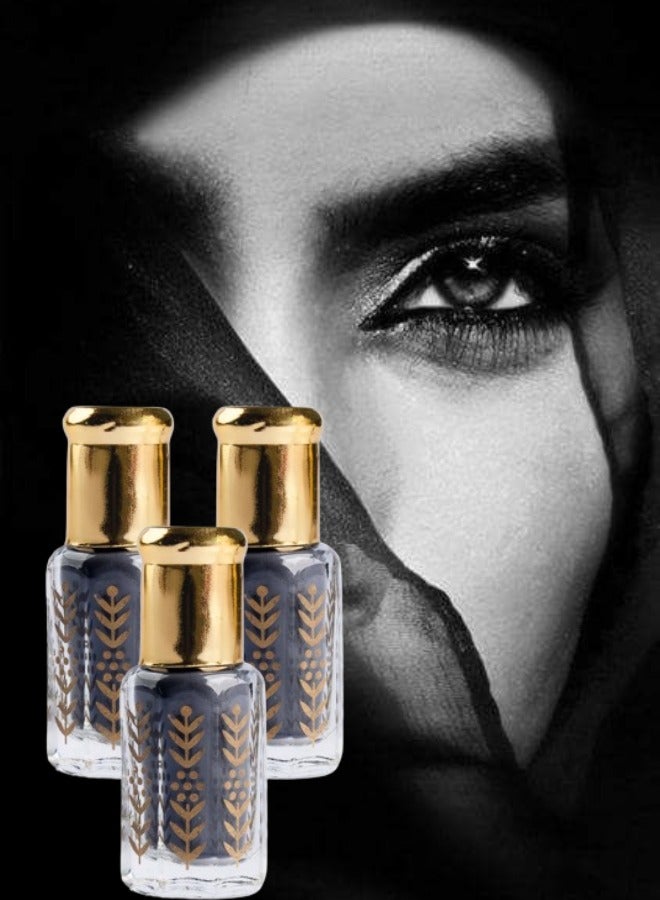 Generic 3 Pieces Al Asmad Eyeliner Black 6ML And Kohl Pencil - Image 1