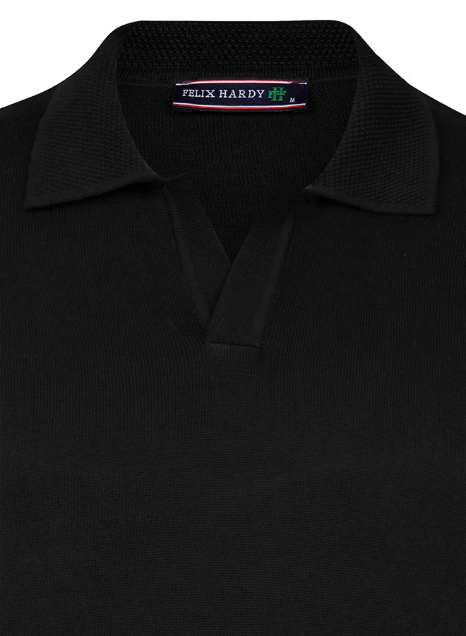 فيليكس هاردي Polo collar long sleeve jumper