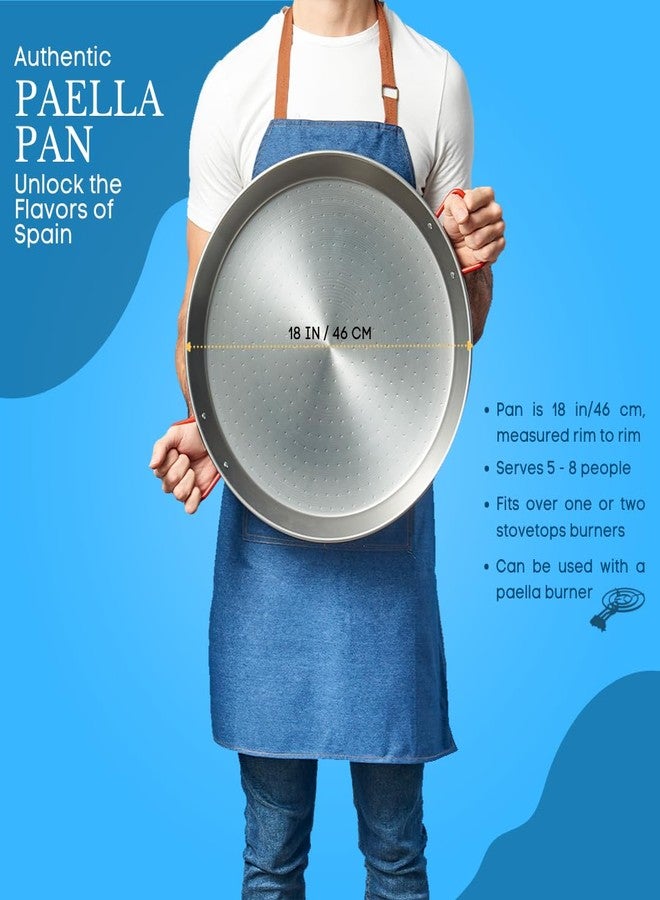 Garcima 18-inch Carbon Steel Paella Pan, 46cm - Image 5
