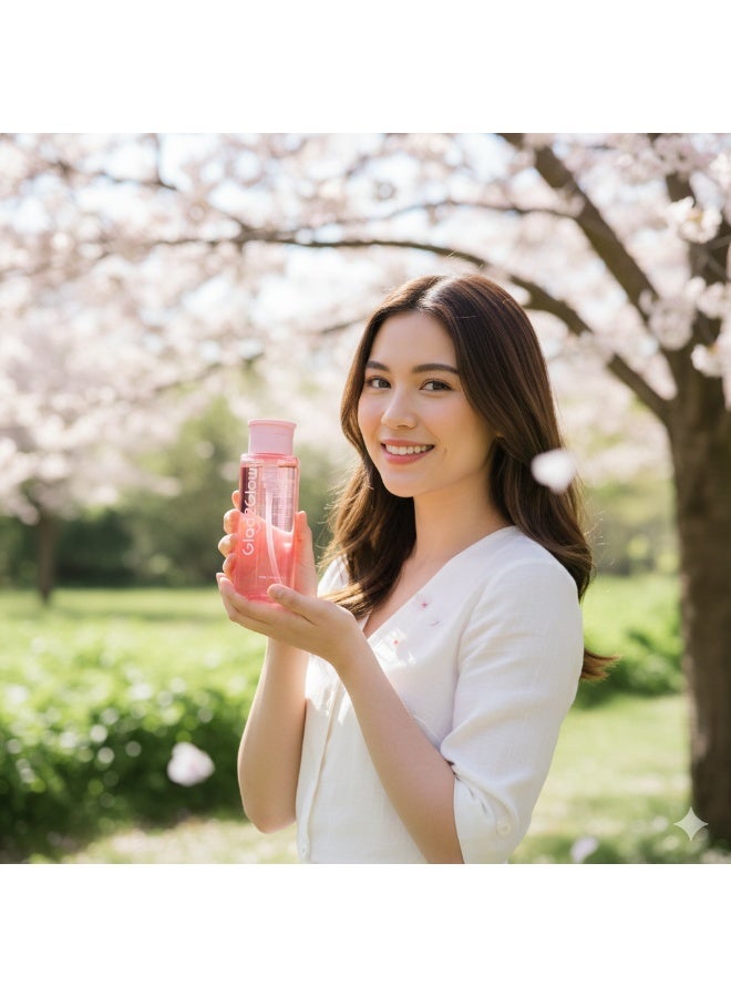 Glad2Glow Cherry Blossom Micellar Cleansing Water 300ml - Image 3