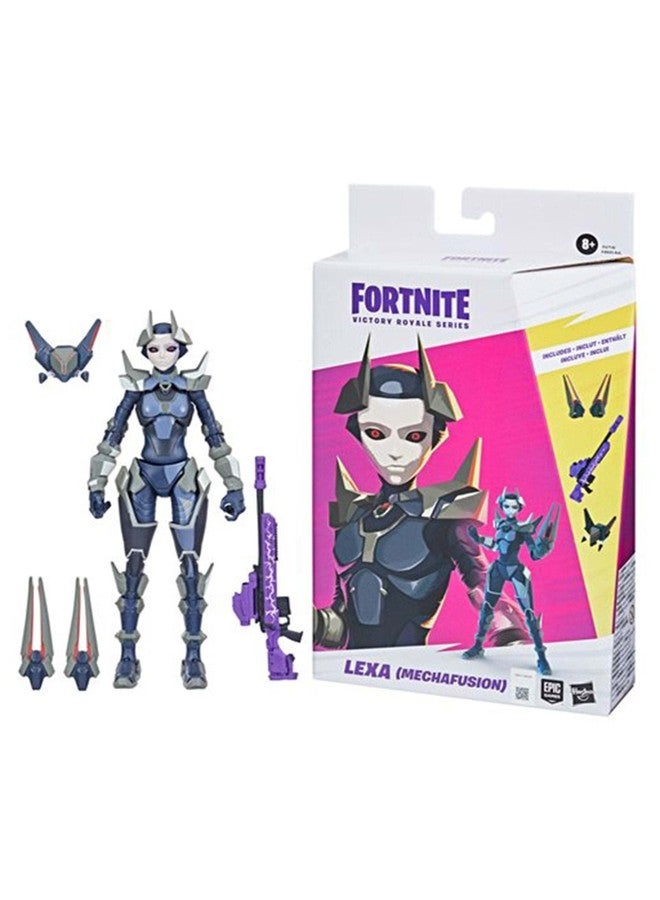 FORTNITE فورتنايت سلسلة انتصار رويال ليكسا (ميكافيوجن) تمثال عمل قابل للجمع للأطفال من 8 سنوات وما فوق مع ملحقات بطول 6 إنش - Image 5
