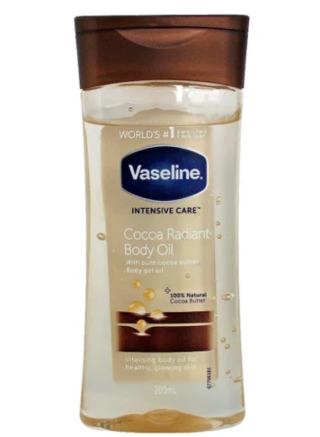 Vaseline Intensive Care Cocoa Radiant Body Oil - 200ml - Image 3