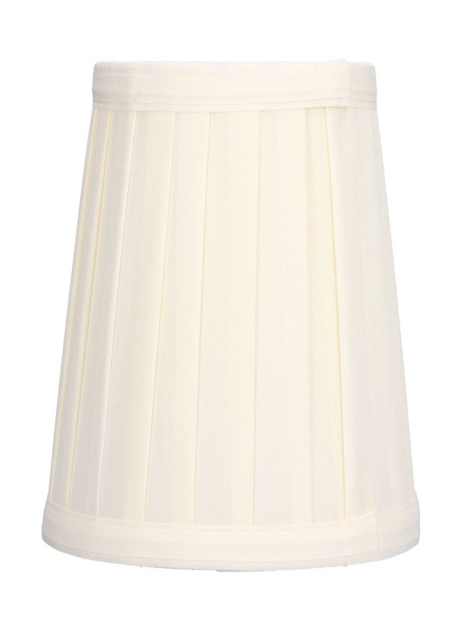 3Pcs Fabric Lampshade 6inx5.5inx4in Safe Exquisite High Light Transmittance Chandelier Lamp Shades - Image 3