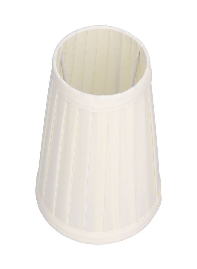 3Pcs Fabric Lampshade 6inx5.5inx4in Safe Exquisite High Light Transmittance Chandelier Lamp Shades - Image 2