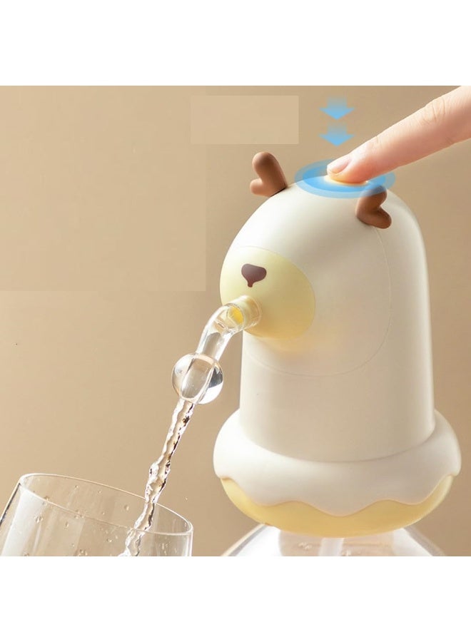 موزع مياه كهربائي محمول بسعة 5 جالون مع شحن USB لتوزيع الماء بسهولة في أي مكان. - Image 1