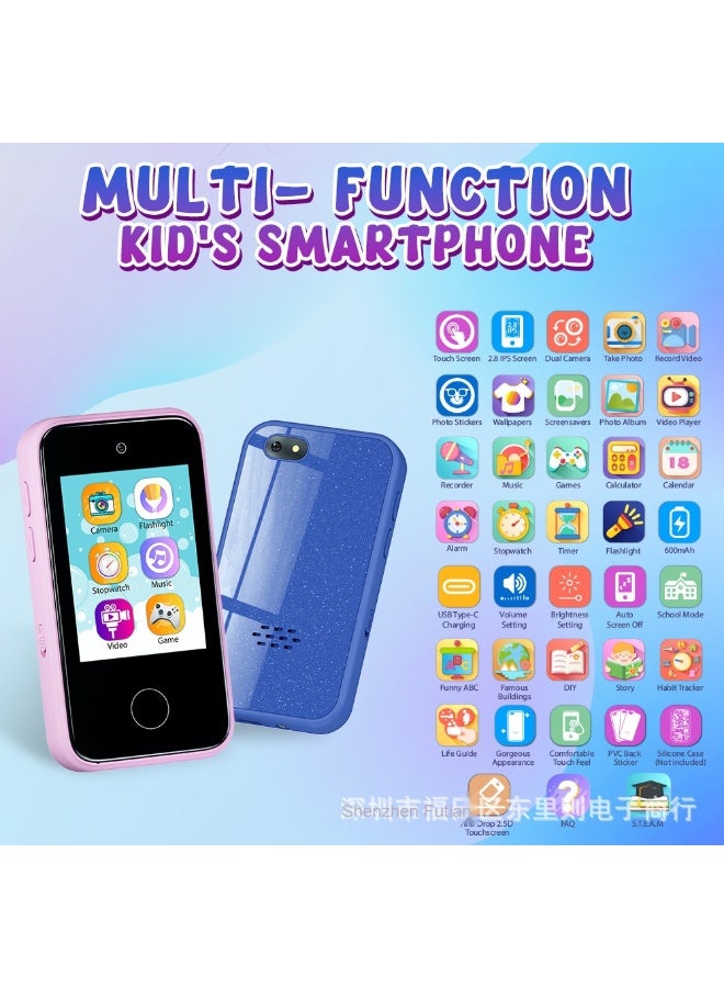 New Kids Camera Phone - 2.8 Inch IPS Smart Toy with 24MP HD Photo Capture - Image 2