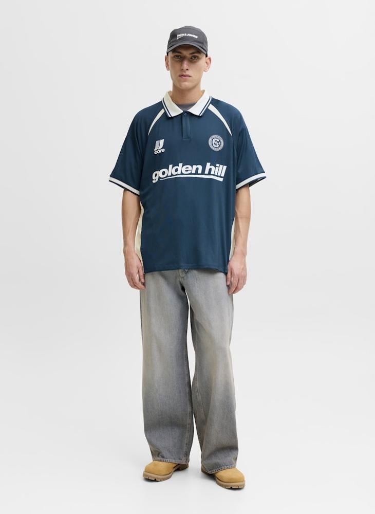 JACK & JONES Footall Jersey Polo - Image 4