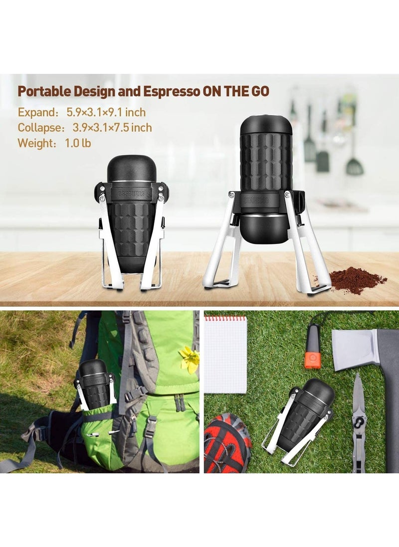 Generic - Portable Coffee Maker Specialty Portable Espresso Coffee Machine for Travel, Car Manually Coffee Maker, Camping Gadgets, Coffee Gifts for Coffee Lovers - Image 1