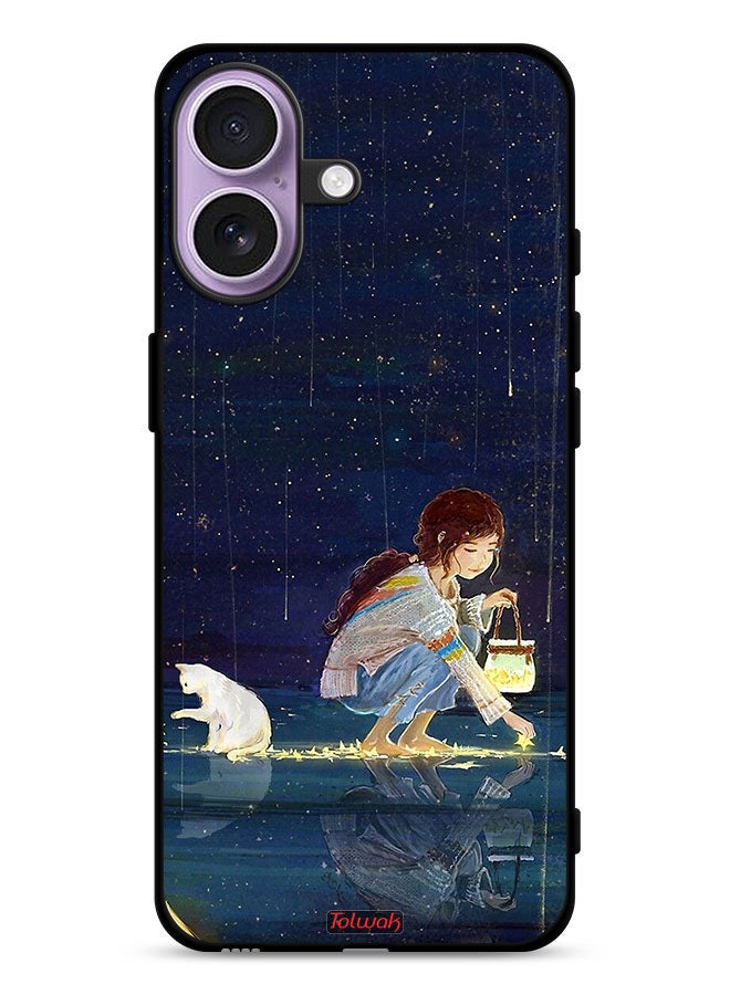 Tolwak Apple iPhone 17 Protective Case Cover Collecting Stars Art - Image 1