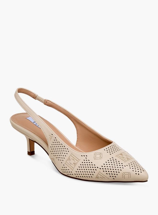 ELLE Women Kitten Heels Slingback Shoes - Image 2