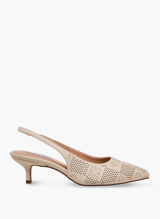 ELLE Women Kitten Heels Slingback Shoes - Image 3