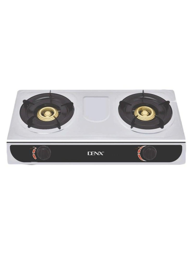 Denx Two-burner gas stove with automatic ignition - Image 1