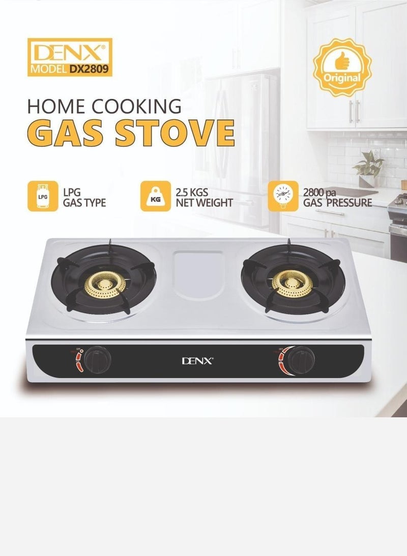 Denx Two-burner gas stove with automatic ignition - Image 2